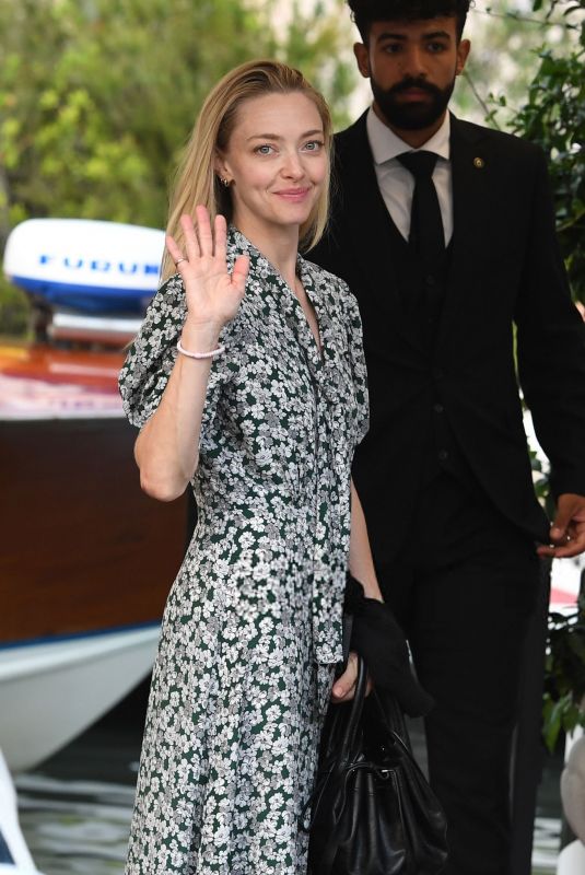 AMANDA SEYFRIED Out at 82nd Venice International Film Festival in Venice 09/02/2025