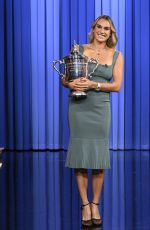 ARYNA SABALENKA at Tonight Show Starring Jimmy Fallon 09/08/2025