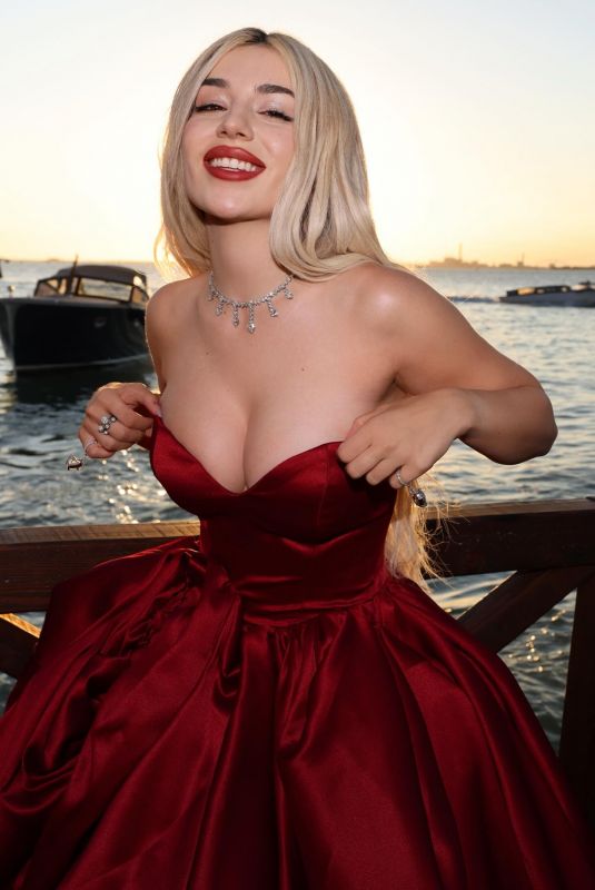 AVA MAX at a Photoshoot at Venice Film Festival 09/03/2025