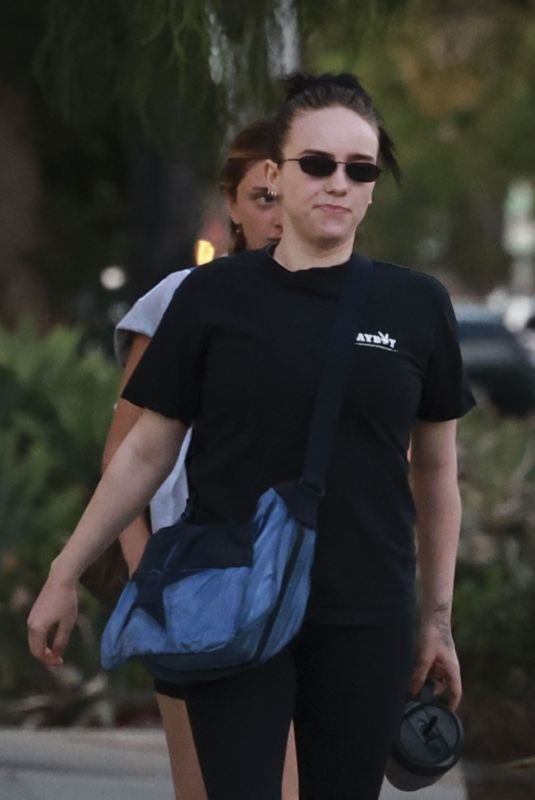 BILLIE EILISH Leaves Pilates Session with Friends in Los Angeles 09/09/2025