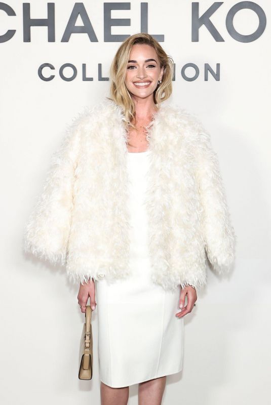 BRIANNE HOWEY at Michael Kors Fashion Show at New York Fashion Week at Terminal Warehouse 09/11/2025