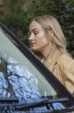 BRIE LARSON on the Set of Close Personal Friends in London 09/21/2025