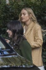 BRIE LARSON on the Set of Close Personal Friends in London 09/21/2025