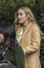 BRIE LARSON on the Set of Close Personal Friends in London 09/21/2025