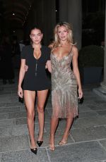 BROOKS and SARAH NADER Arrives at EE72 Event at Milan Fashion Week 09/26/2025