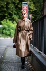 CAROLINE DAUR Arrives at Fendi Fashion Show at Milan Fashion Week 09/24/2025