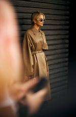 CAROLINE DAUR Outside Fendi Fashion Show at Milan Fashion Week 09/24/2025