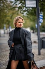 CAROLINE DAUR Outside Prada Fashion Show at Milan Fashion Week 09/25/2025