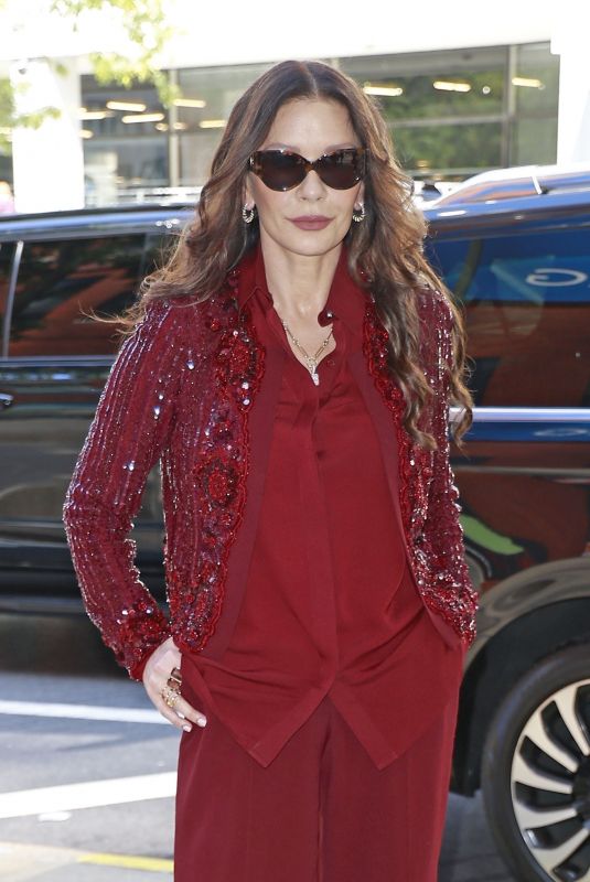 CATHERINE ZETA JONES Arrives at CBS Broadcast Center in New York City 09/04/2025