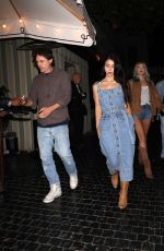 CAYLEE COWAN and Casey Affleck Night Out with friends at Chateau Marmont in West Hollywood 09/27/2025