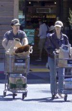 CAYLEE COWAN and Casey Affleck Out for Grocery Shopping in Los Feliz 09/07/2025