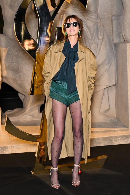 CHARLOTTE GAINSBOURG at Saint Laurent Womenswear Fashion Show at Paris Fashion Week 09/29/2025