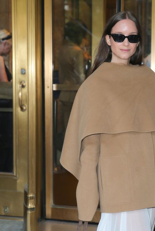 CHARLOTTE GROENEVELD Arrives at Altuzarra Faashion Show at NYFW in New York City 09/13/2025