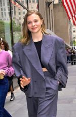 CHLOE MORETZ Arrives at NBC Studios in New York City 09/22/2025