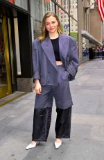 CHLOE MORETZ Arrives at NBC Studios in New York City 09/22/2025