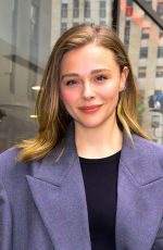 CHLOE MORETZ Arrives at NBC Studios in New York City 09/22/2025
