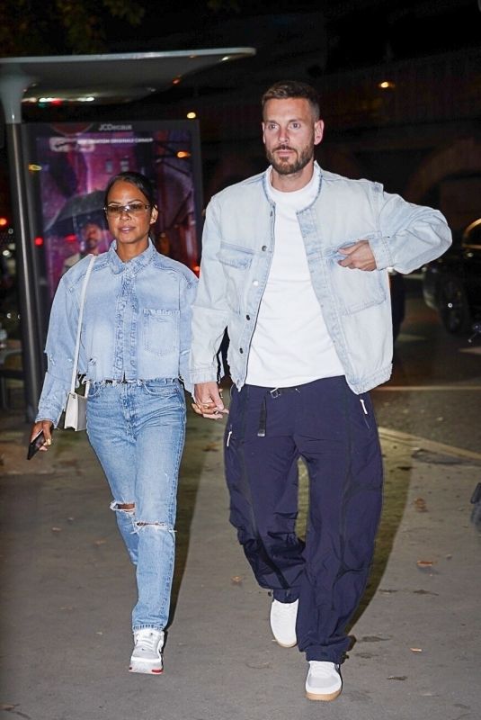 CHRISTINA MILIAN and Matt Pokora Arrives at Drake Contert in Paris 09/08/2025