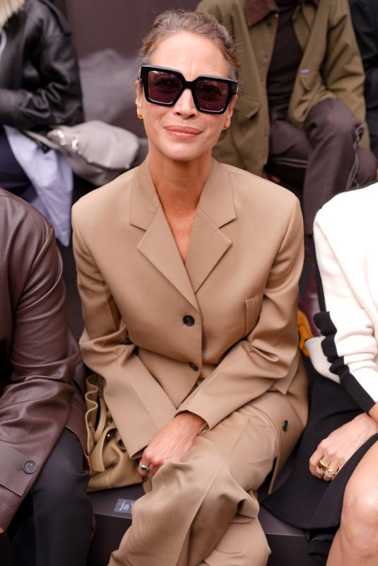 CHRISTY TURLINGTON at Ferragamo Fashion Show at Milan Fashion Week 09/27/2025