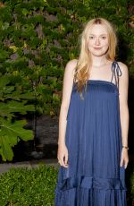DAKOTA FANNING at La Ligne x Observed by Us Launch Dinner in Los Angeles 09/15/2025