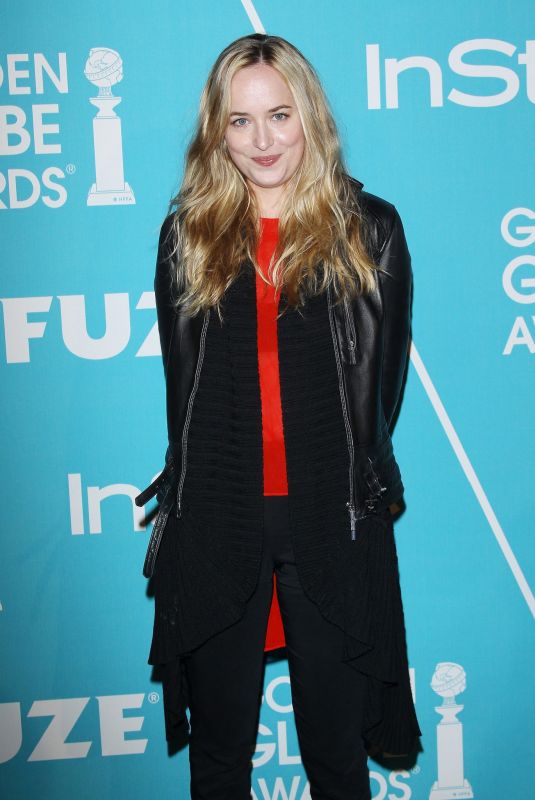 DAKOTA JOHNSON at HFPA and InStyle Present A Night of Firsts in West Hollywood 12/09/2011