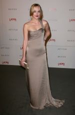 DAKOTA JOHNSON at LACMA Art + Film Gala honoring Clint Eastwood and John Baldessari 01/05/2011