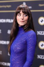 DAKOTA JONSON at 21st Zurich Film Festival Opening Green Carpet in Zurich 09/25/2025