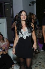 DEMI LOVATO at Here All Night Music Video Release Party in Los Angeles 09/11/2025