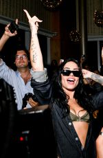 DEMI LOVATO at Paper Magazine x Demi Lovato Boom NYFW Party in New York City 09/15/2025