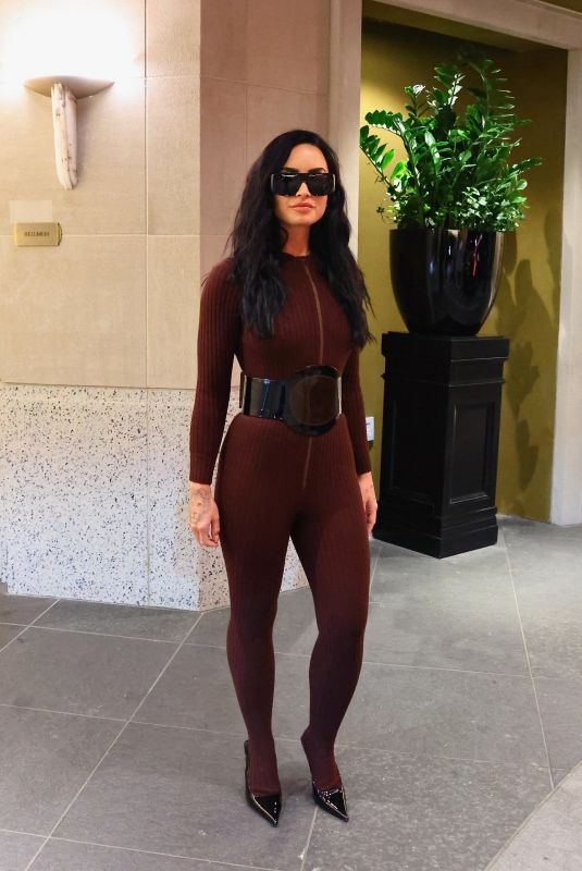 DEMI LOVATO Heading to Watch What Happens Live in New York 09/16/2025