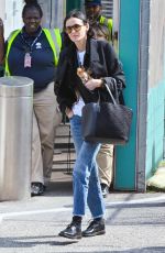 DEMI MOORE Arrives at JFK Airport in New York 09/09/2025