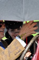 DITA VON TEESE at Goodwood Revival at Goodwood Motor Circuit in Chichester 09/12/2025