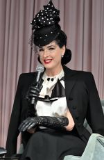 DITA VON TEESE at Goodwood Revival at Goodwood Motor Circuit in Chichester 09/12/2025