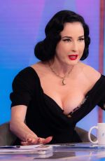 DITA VON TEESE at Loose Women Show in London 09/19/2025