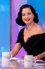 DITA VON TEESE at Loose Women Show in London 09/19/2025