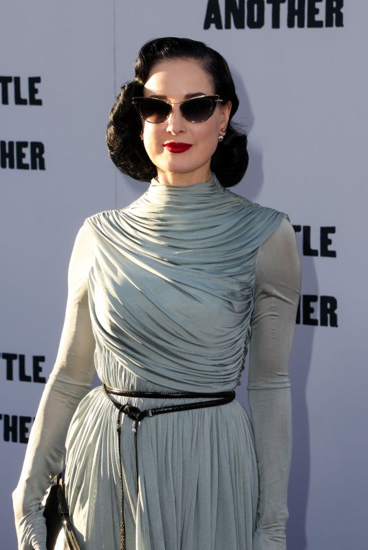DITA VON TEESE at One Battle After Another Premiere in Hollywood 09/08/2025