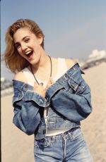 DREW BARRYMORE at Photoshoot 1992