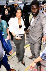 DUA LIPA Arrives at Her Radical Optimism Pop-up Store in New York City 09/17/2025