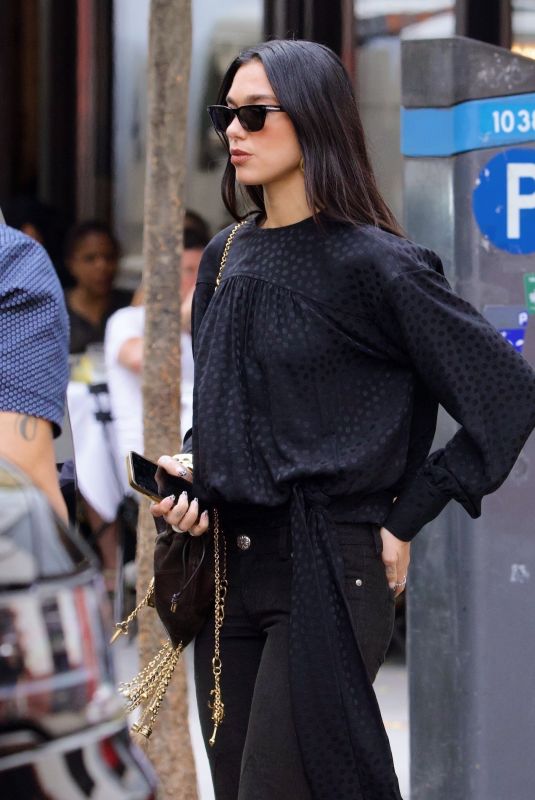 DUA LIPA Out for Dinner at Via Carota in West Village in New York City 09/16/2025