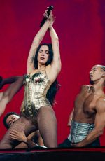 DUA LIPA Performs at Her Radical Optimism Tour at State Farm Arena in Atlanta 09/13/2025