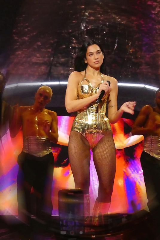 DUA LIPA Performs at Radical Optimism Tour at Madison Square Garden in New York City 09/17/2025
