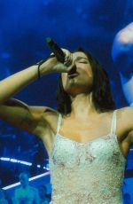 DUA LIPA Performs at Radical Optimism Tour at State Farm Arena in Atlanta 09/14/2025