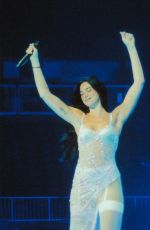 DUA LIPA Performs at Radical Optimism Tour at State Farm Arena in Atlanta 09/14/2025