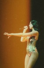 DUA LIPA Performs at Radical Optimism Tour at State Farm Arena in Atlanta 09/14/2025