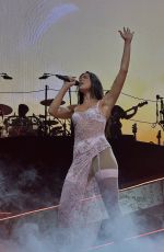 DUA LIPA Performs at Radical Optimism Tour at State Farm Arena in Atlanta 09/14/2025