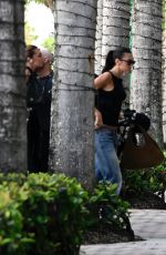 DUA LIPA Visits a Radiology Office in Miami Beach 09/29/2025