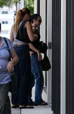 DUA LIPA Visits a Radiology Office in Miami Beach 09/29/2025