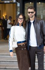 EIZA GONZALEZ and Grigor Dimitrov Arrives at Prada Fashion Show in Milan 09/25/2025