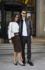 EIZA GONZALEZ and Grigor Dimitrov Arrives at Prada Fashion Show in Milan 09/25/2025