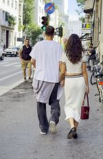 EIZA GONZALEZ and Grigor Dimitrov Out in Milan 09/23/2025