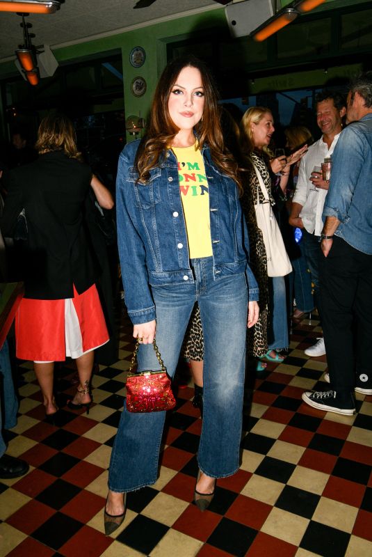 ELIZABETH GILLIES at Chloe Fineman x MOTHER NYFW Launch Party at Bar Bianchi in New York 09/10/2025